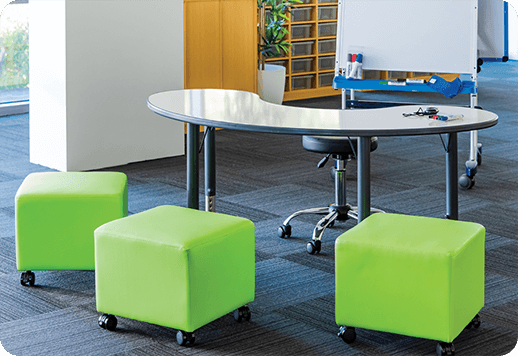 Ergerite Whiteboard Group Table