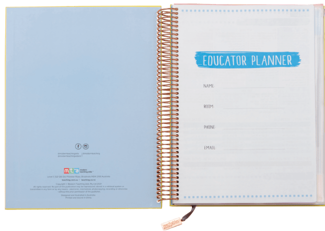 02/09 - Start personalising your planner from page one!
