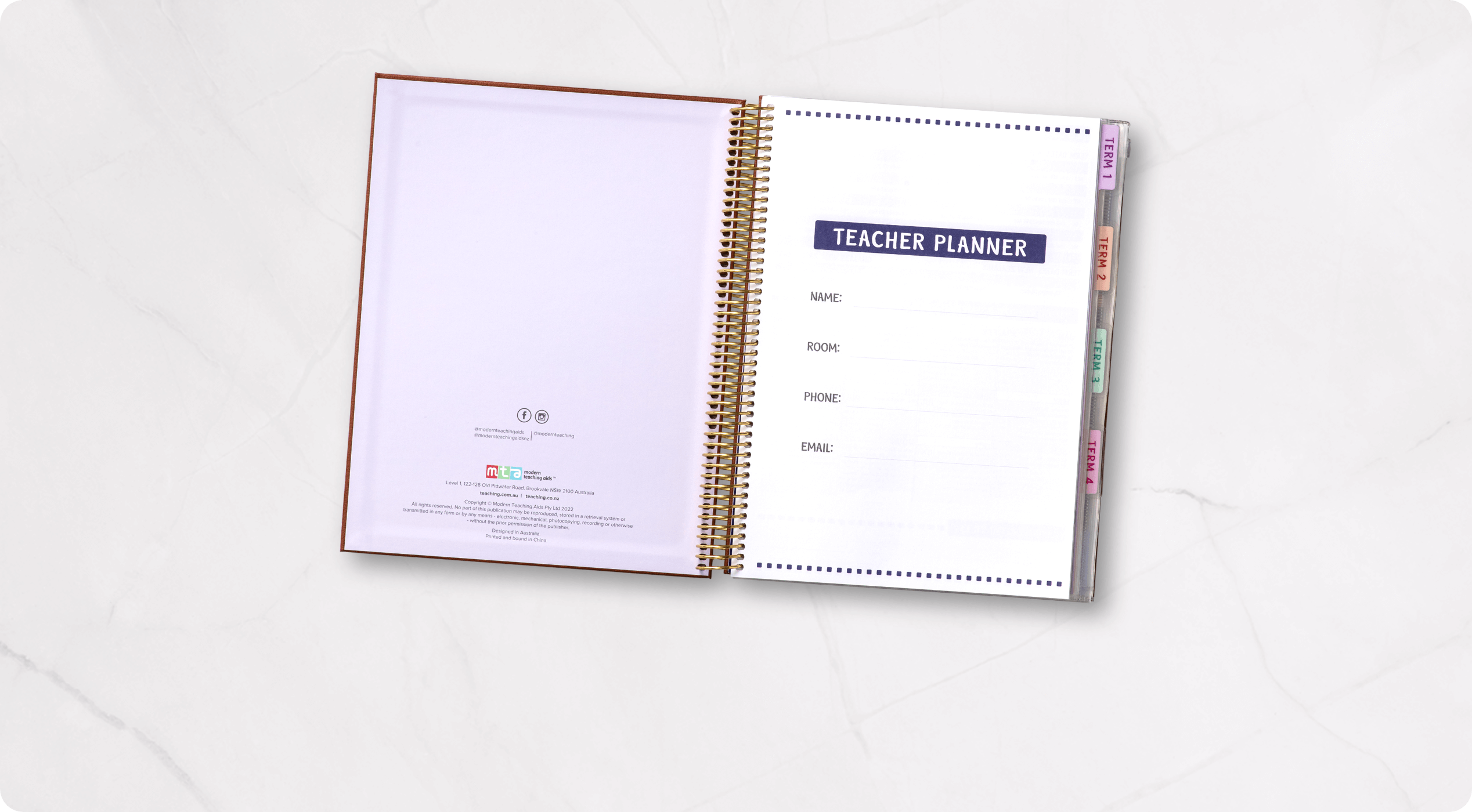 MTA 2023 Teacher & Educator Planner Modern Teaching Aids