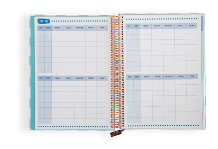 08/09 - Keep track of your rooms and routines in style!