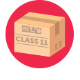 MTA branded package over a red background. 