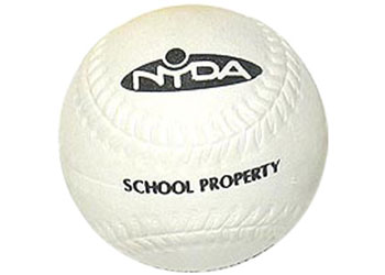 NYDA Rubber Hard Centre Softball - 10.5