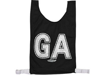 NYDA Netball Bib Set - Mock Mesh - Black