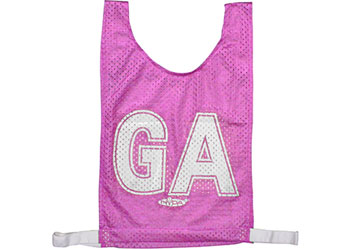 NYDA Netball Bib Set - Mock Mesh - Pink
