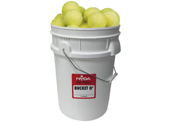 NYDA Bucket 'O' Balls - Coaching Tennis Balls (72)