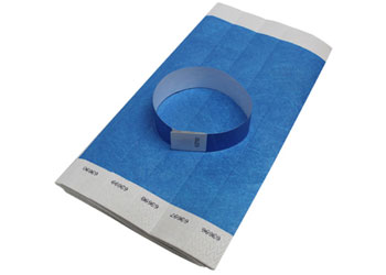 Disposable Wrist Bands (100) - Blue