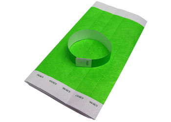 Disposable Wrist Bands (100) - Green