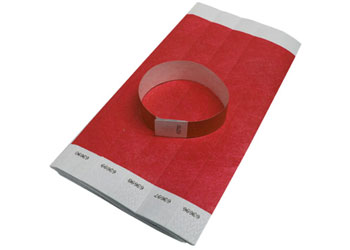 Disposable Wrist Bands (100) - Red