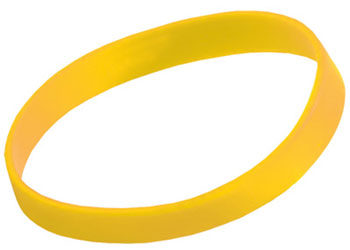 NYDA Wrist Band Large - Yellow (pack of 10)