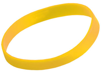 NYDA Wrist Band Small - Yellow (pack of 10)