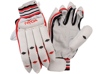 NYDA Leather Palm Batting Gloves - Senior RH
