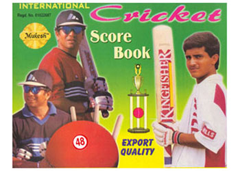 Nyda Economy Cricket Score Book