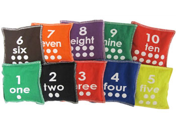 NYDA Bean Bag Set - Numbered (1-10)