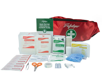 First Aid Kit - Bum Bag - 34 Pieces