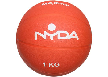 NYDA Medicine Ball Rubber - 1kg Red