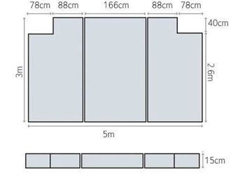 HART Scissor Cut Out High Jump Mat
