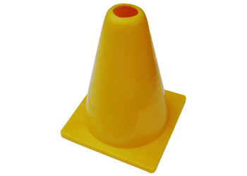 NYDA Witches Hat Heavy Base - 20cm Yellow