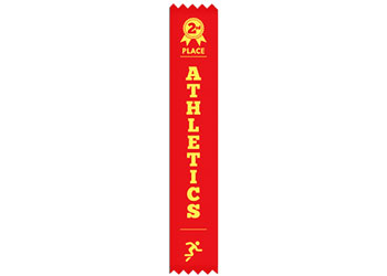 NYDA Athletics Ribbon (pack 100) - Second Place