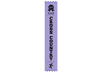 NYDA Cross Country Ribbons 10th Place (pack 25)