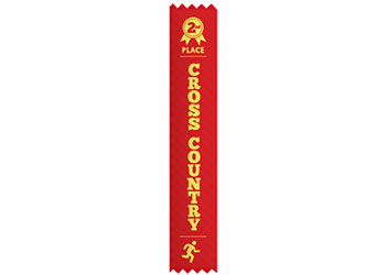 NYDA Cross Country Ribbons 2nd Place (pack 25)