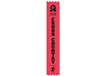 NYDA Cross Country Ribbons 8th Place (pack 25)