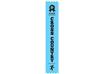 NYDA Cross Country Ribbons 9th Place (pack 25)