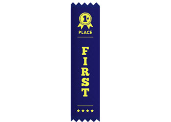 NYDA Plain Ribbons (pack 100) - First Place