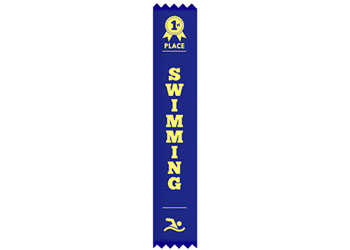 NYDA Swimming Ribbons (pack 100) - First Place