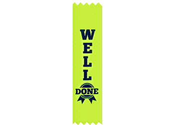NYDA Well Done Ribbons (Pack 100)