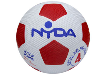 NYDA Rubber Nylon Soccer Ball - #4
