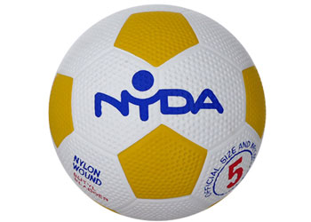 NYDA Rubber Nylon Soccer Ball - #5