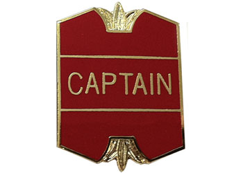 School Captain Badge - Red