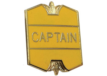 School Captain Badge - Yellow