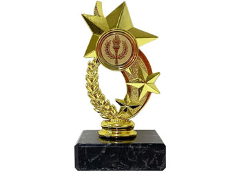 Star Topper Trophy - 12cm