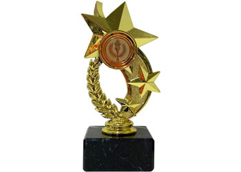 Star Topper Trophy - 16.5cm