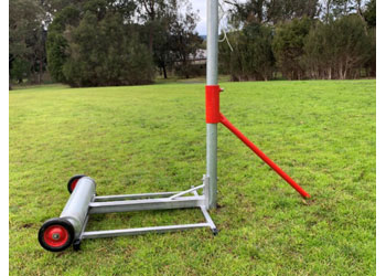 Weighted Base Volleyball Posts with Wheels (pair)