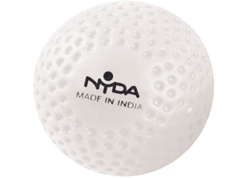 White NYDA Dimple Hockey Ball
