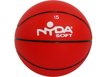 NYDA Heavy Duty PVC Playball 15cm - Red