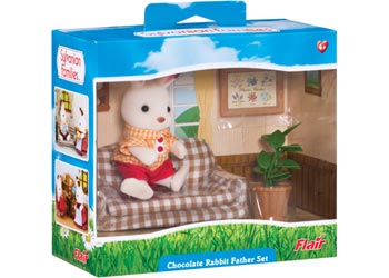 chocolate rabbit father set
