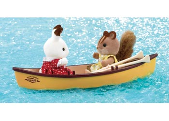 sylvanian families canoe set