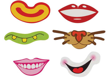Adhesive Mouths