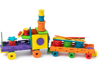 Coloured Construct & Play Set Assorted