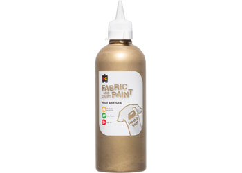 500ml Fabric and Craft Paint - Gold