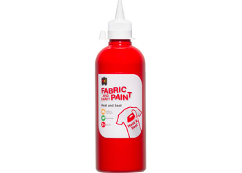 500ml Fabric and Craft Paint - Red