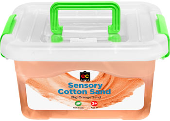 Sensory Cotton Sand - 2kg - Orange