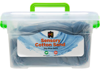 Sensory Cotton Sand - 5kg - Blue