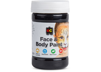 175ml Face and Body Paint - Black