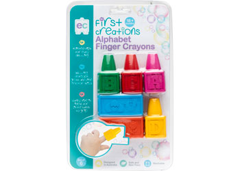 Easi-Grip Alphabet Finger Crayons