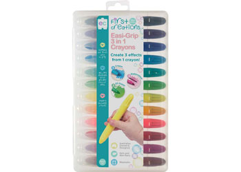 Easi-Grip 3 in 1 Crayons