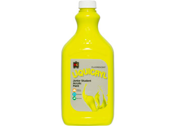 2 Litre Fluorescent Liquitemp -  Yellow